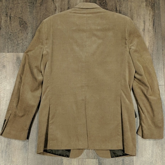 H&M Men's Camel Color Corduroy Blazer Size 41R - Picture 2 of 4